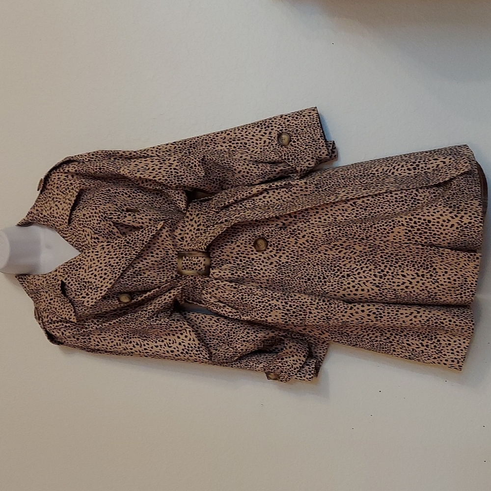 Vintage 1990s Yves Saint Laurent Encore Oversized Belted Trench Coat Size 6